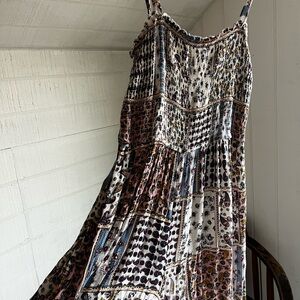 Japna Multicolor Patchwork Jumpsuit Romper